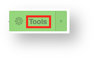 Base de conocimiento Hostdime > Eliminar un servidor virtual > Cloud Tools Button.png (Click on the Green Tools Button Near the Top Right of the Screen) Click on the Green Tools Button Near the Top Right of the Screen