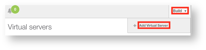Select the Add Virtual Server Button Select the Add Virtual Server Button