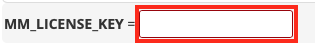 Enter your MaxMind GeoIP License in the MM_LICENSE_KEY field if you Want to use This Service