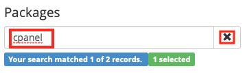 Search for Packages in This Search Box