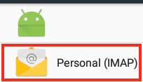 Select Personal (IMAP)